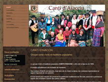 Tablet Screenshot of cantidaiacciu.com